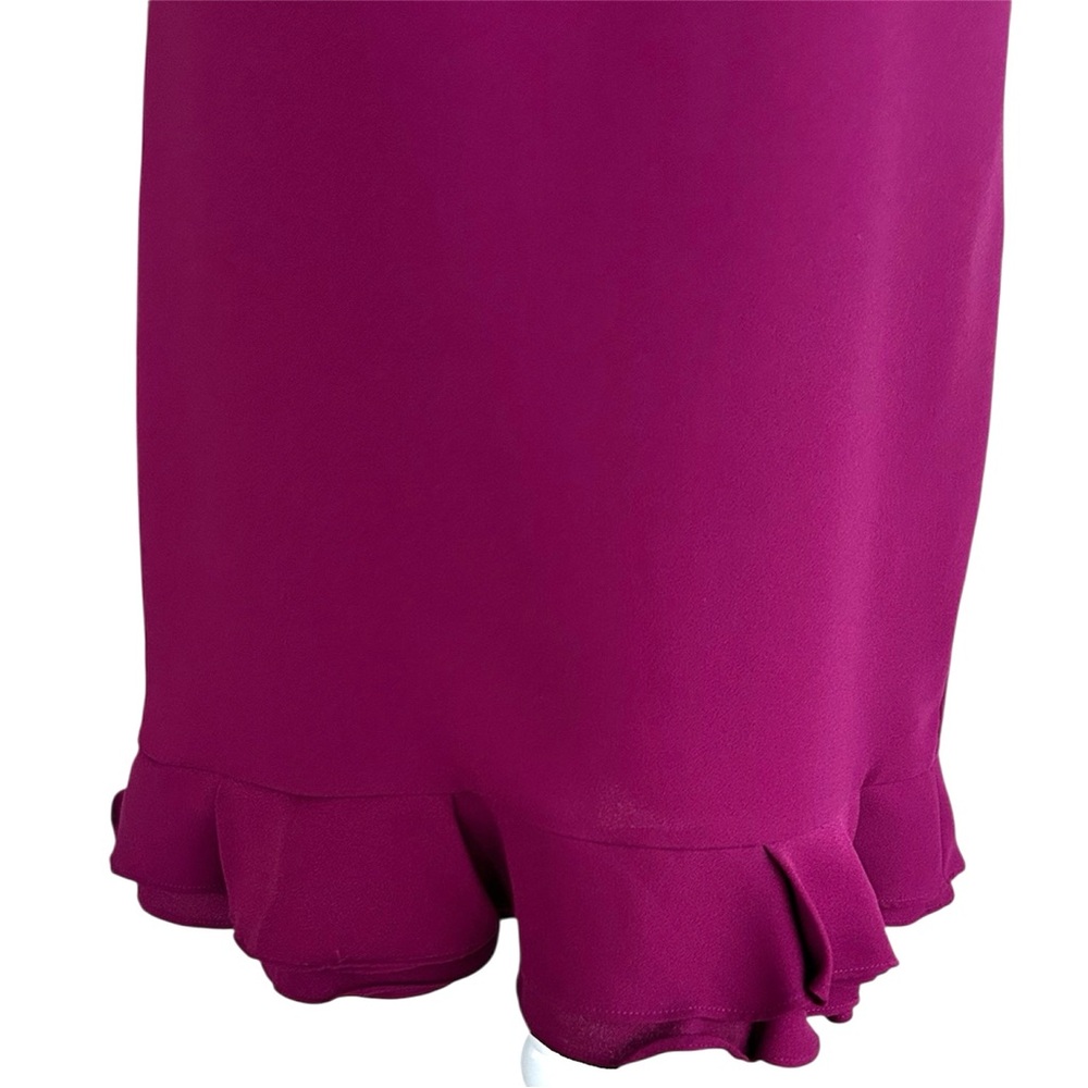CeCe Fuchsia Ruffle Mini Dress - Picture 5 of 7